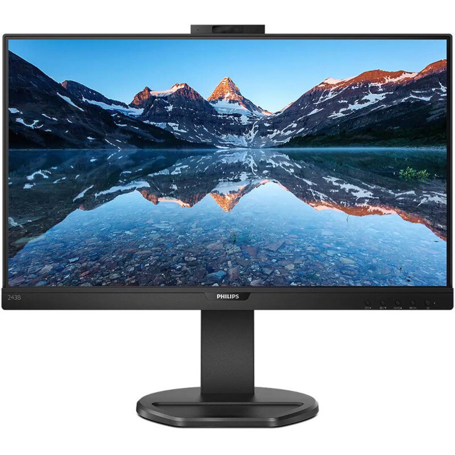 Monitor LED Philips 243B9H 23.8 inch FHD IPS 4 ms 75 Hz Webcam USB-C fotografia produsului