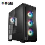 Carcasa FSP CMT520 PLUS fara sursa, Middle Tower, E-ATX fotografia produsului