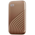 SSD Extern WD My Passport&trade; 2TB, USB 3.2 Gen2 Type-C/A, NVMe, Gold fotografia produsului