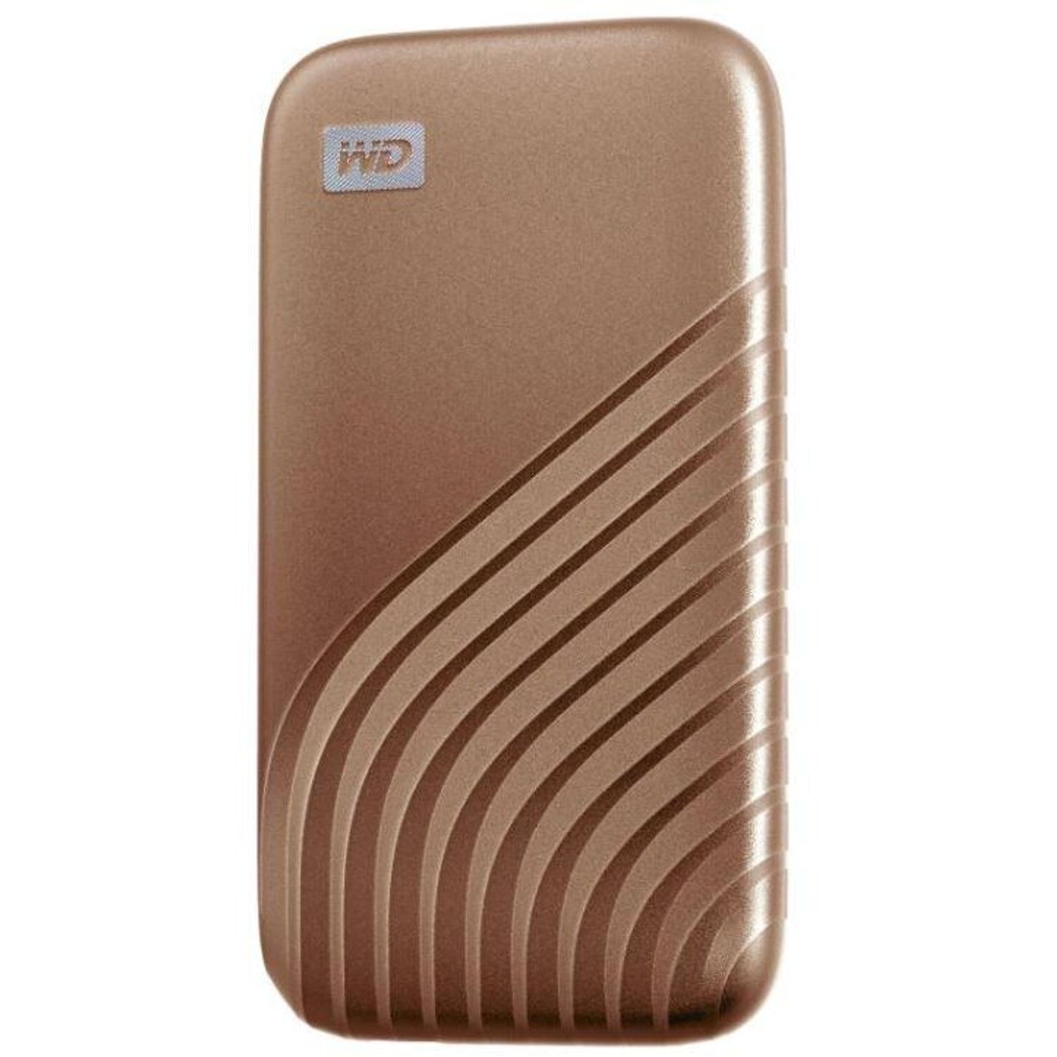 SSD Extern WD My Passport&trade; 2TB, USB 3.2 Gen2 Type-C/A, NVMe, Gold fotografia produsului