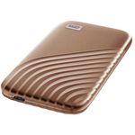 SSD Extern WD My Passport&trade; 2TB, USB 3.2 Gen2 Type-C/A, NVMe, Gold fotografia produsului View 2 S