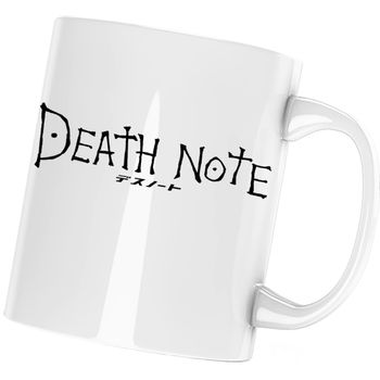 Cana personalizata ceramica alba “Death Note Logo Shonen Anime Manga” , 330 ml elefant.ro imagine 2022 caserolepolistiren.ro