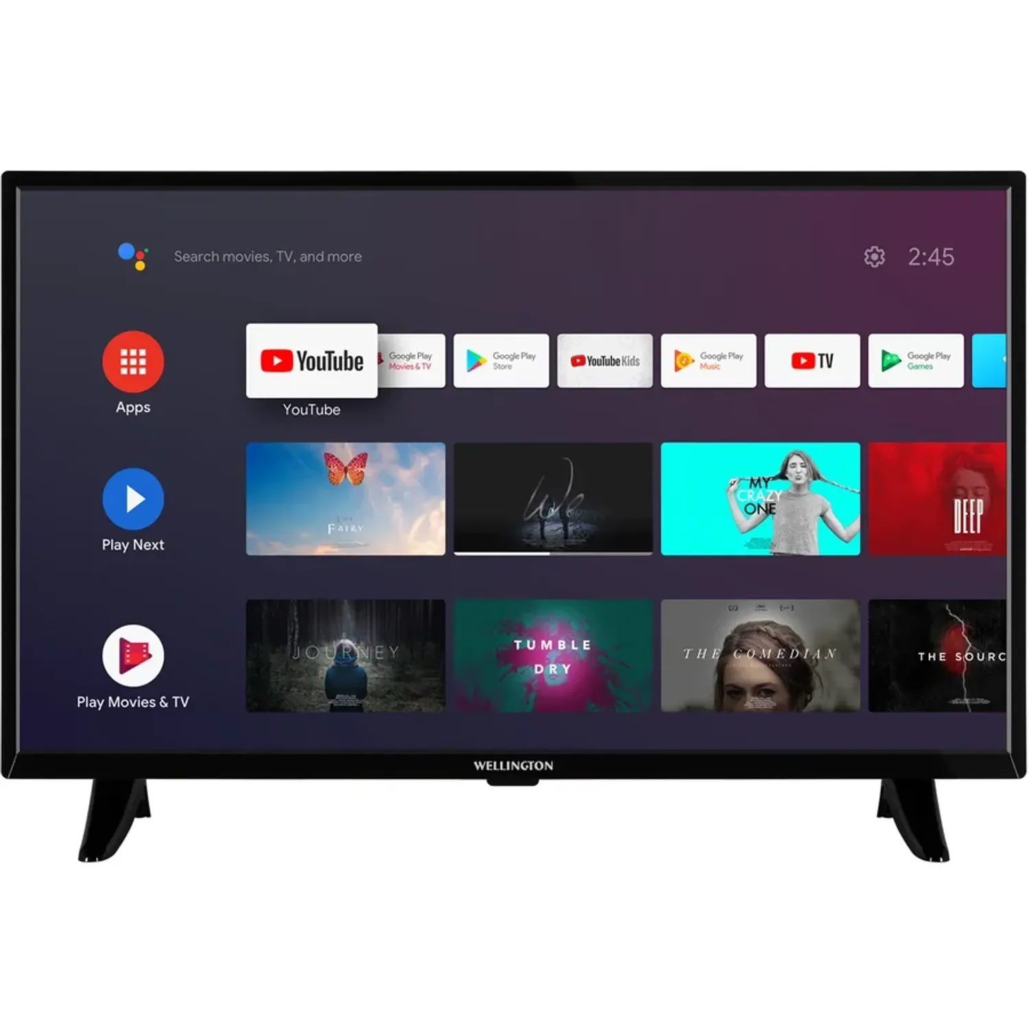 Televizor Wellington WL32FHD6500A, 80 cm, Smart Android, Full HD, LED, Clasa F fotografia produsului