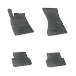 Set 4 covorase cauciuc Audi A6 C7 2011 - fotografia produsului