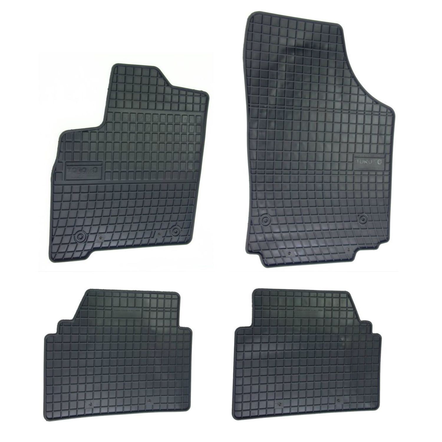 Set 4 covorase cauciuc Opel Meriva 2003 - 2010 fotografia produsului