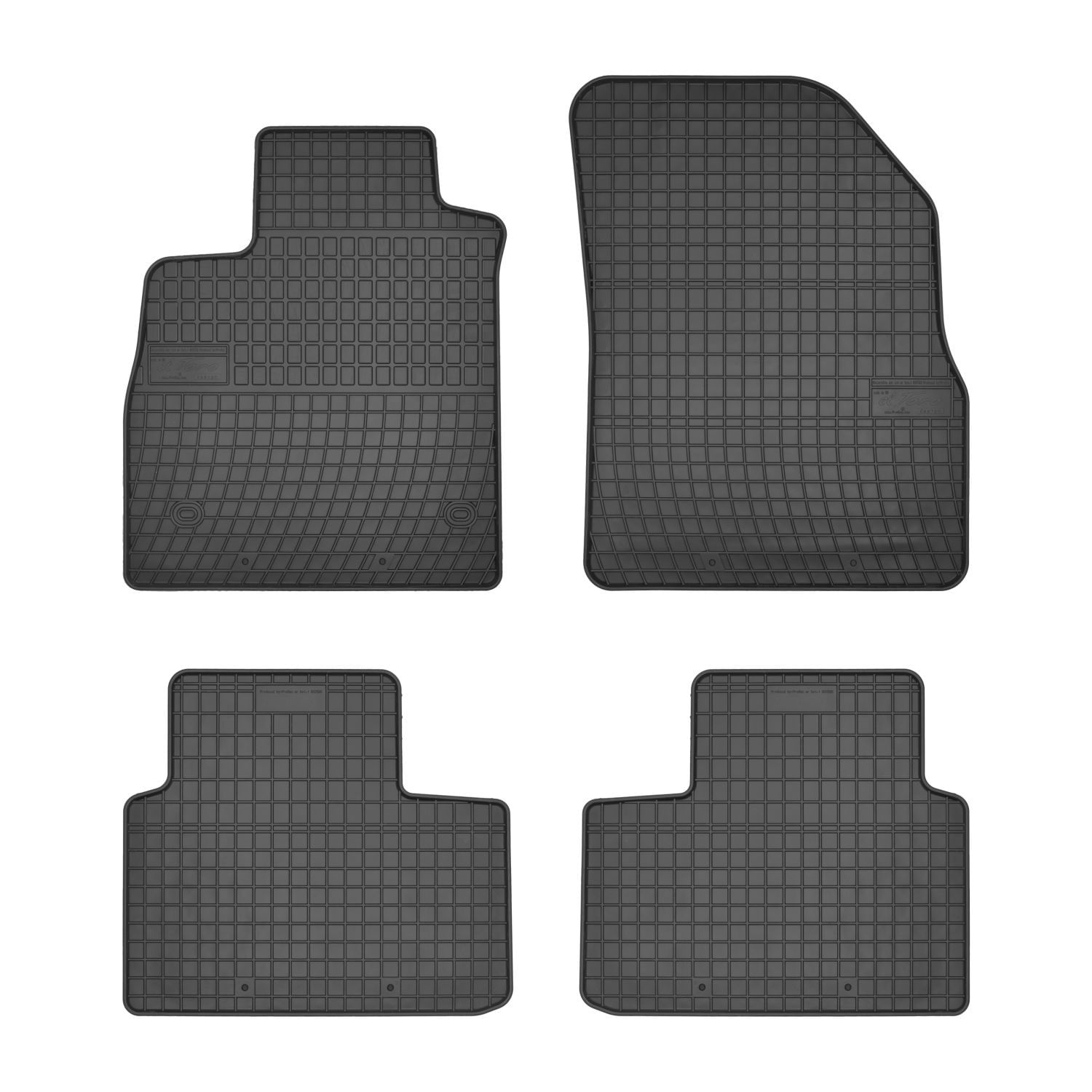Set 4 covorase cauciuc Renault Talisman 2015 - fotografia produsului