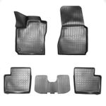 Set 5 covorase auto cauciuc SMART FORFOUR W453 3D 2014+ fotografia produsului