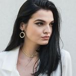 Cercei Argint OrianaGolden fotografia produsului