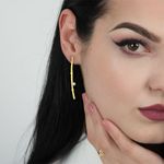 Cercei Argint Vikia fotografia produsului View 2 S