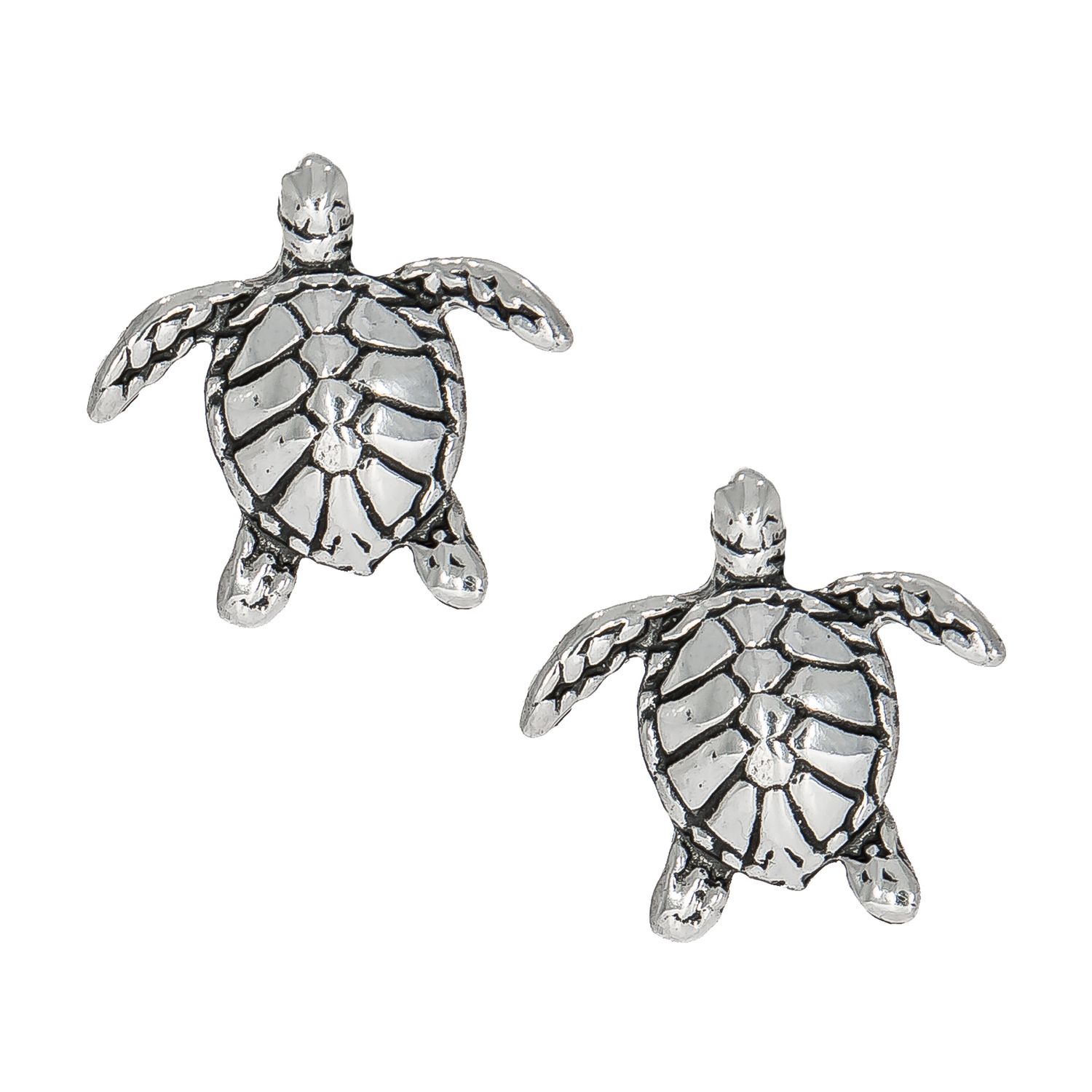 Cercei Argint Turtle fotografia produsului