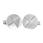 Butoni Argint Cross fotografia produsului View 2 S