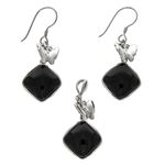 Set argint Black Butterfly fotografia produsului View 2 S