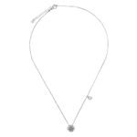 Lantisor Argint Personalizat cu Banut Gravat si Cristal fotografia produsului View 2 S