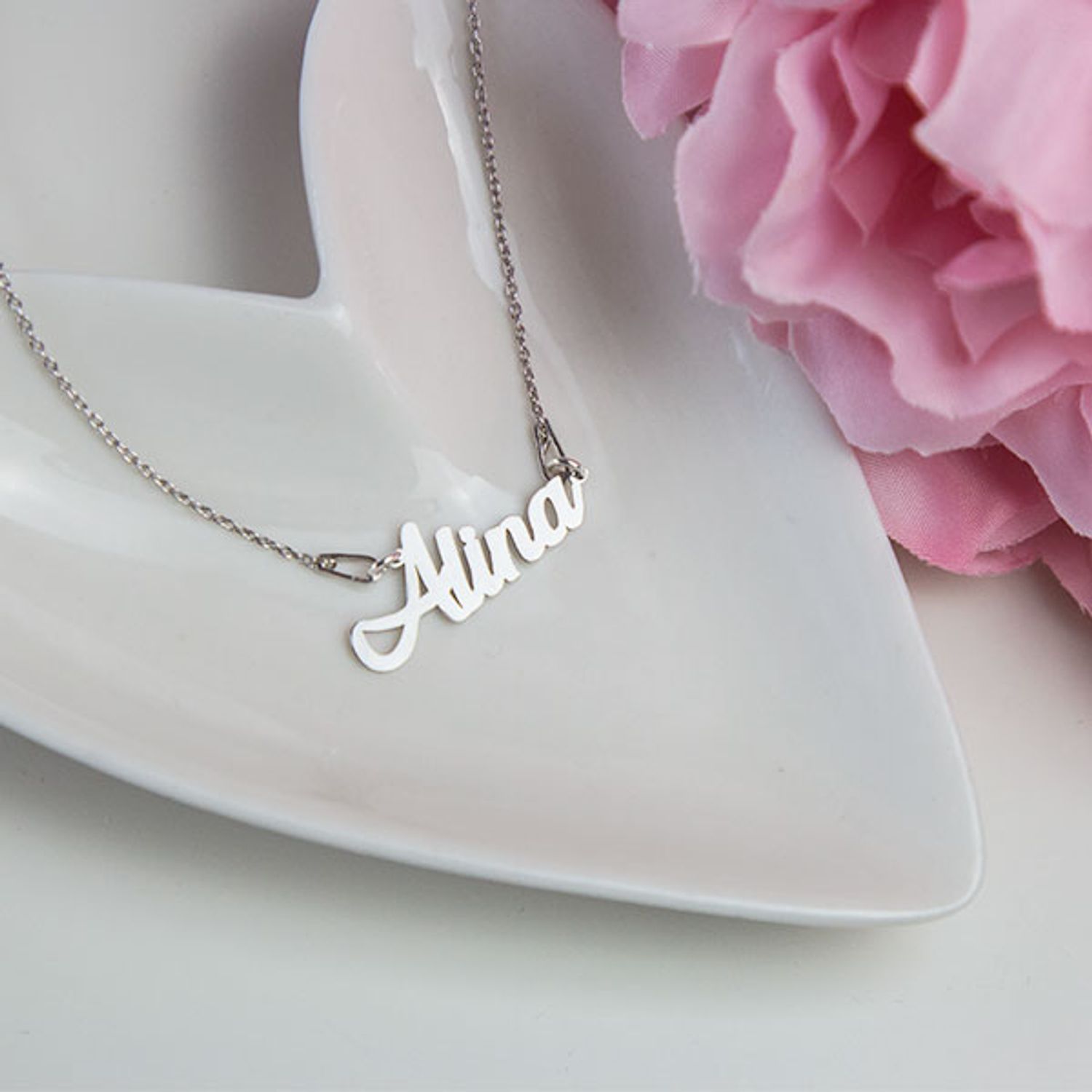 Lănțișor Argint cu Nume Personalizat fotografia produsului View 2 L