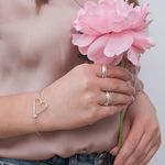 Bratara Argint BigHeart fotografia produsului