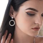 Cercei Argint Oriana fotografia produsului