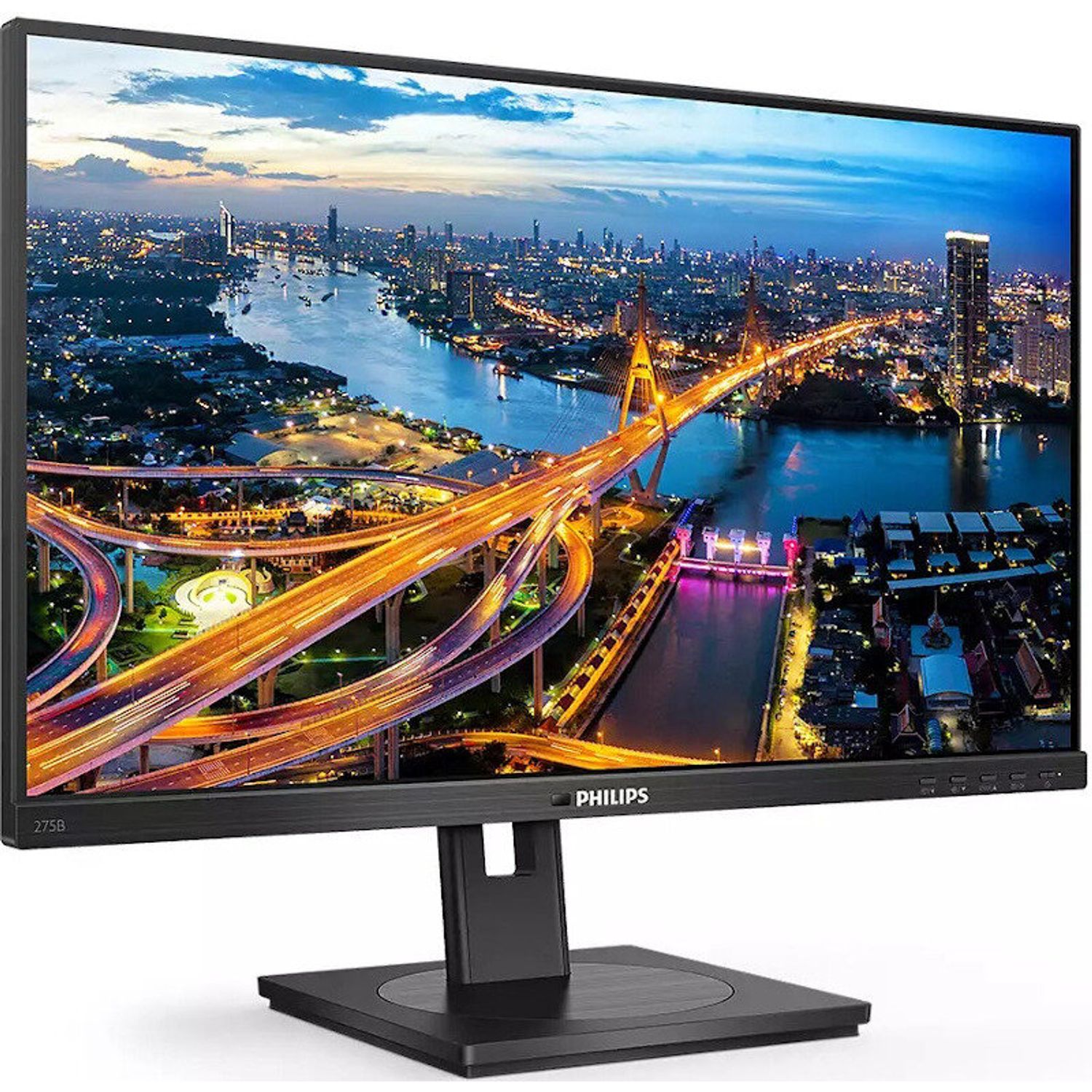 Monitor LED Philips 275B1 27 inch 4 ms Negru 75 Hz fotografia produsului View 2 L