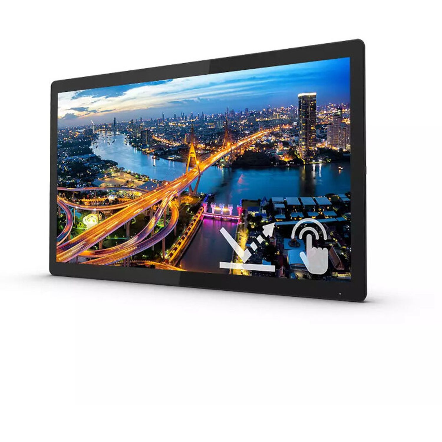Monitor Touchscreen Philips 242B1TFL 23.8 inch 4 ms Negru 75 Hz fotografia produsului View 2 L