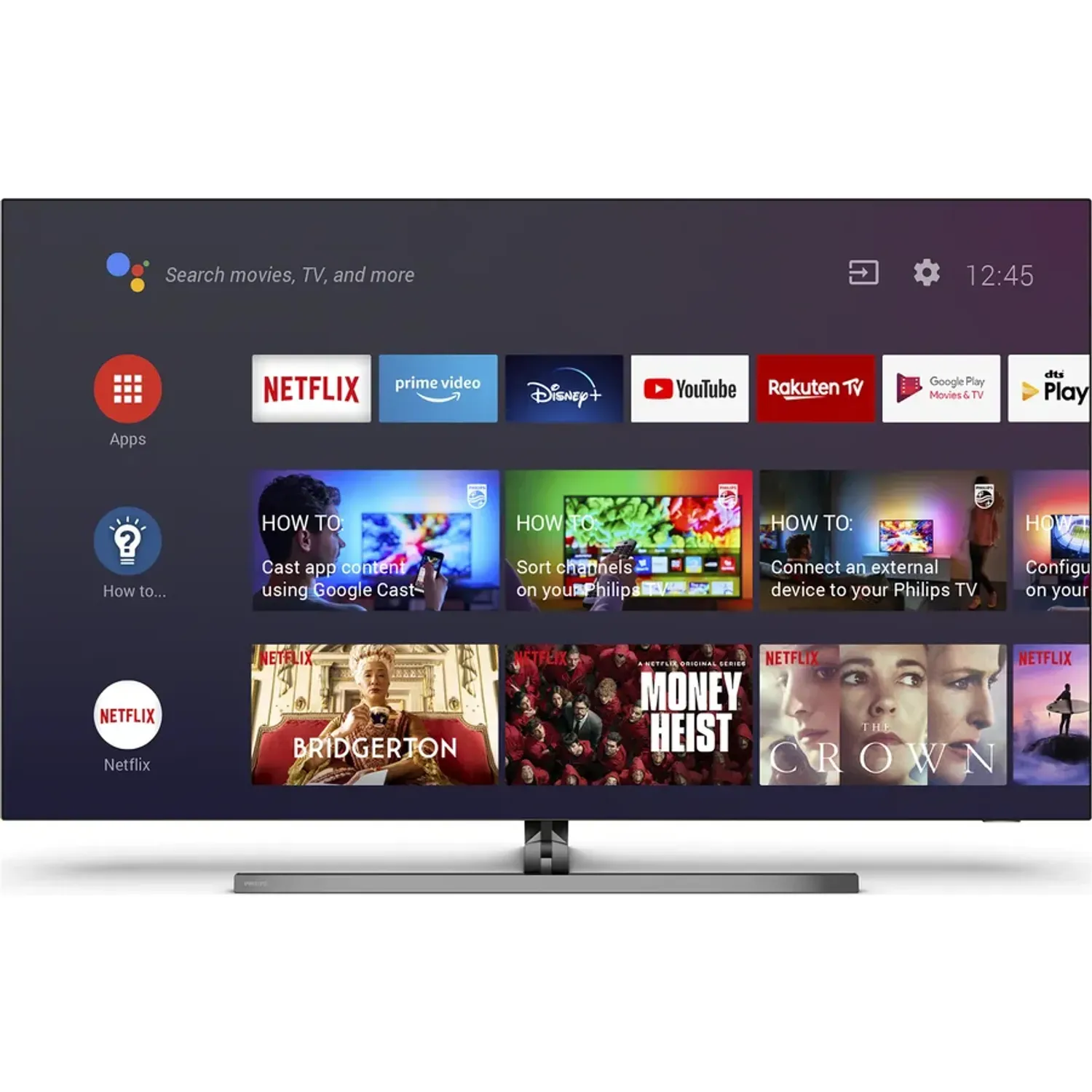 Televizor Philips 55OLED856/12, 139 cm, Smart Android, 4K Ultra HD, OLED, Clasa G fotografia produsului View 2 L