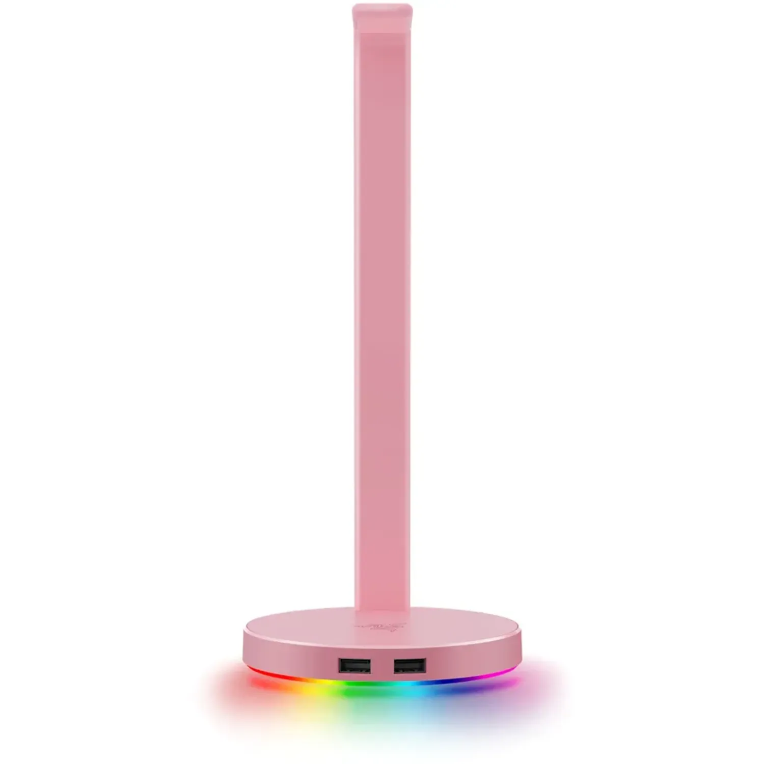 Stand casti Razer Base Station V2 Chroma, hub USB, Roz Quartz fotografia produsului View 2 L