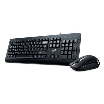 Kit tastatura + mouse Genius KM-160 Black elefant.ro imagine noua 2022