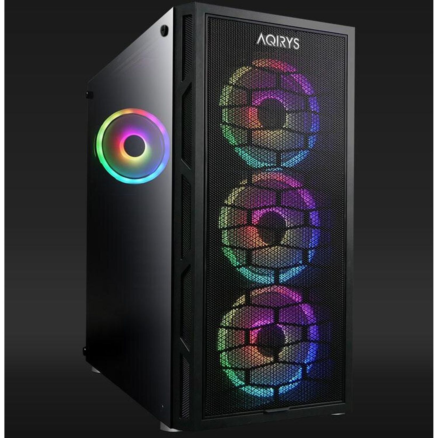 Carcasa Arcturus Midi Tower Black fotografia produsului View 2 L