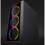Carcasa Meissa Midi Tower Black fotografia produsului