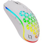 Mouse Gaming AQIRYS Polaris Wireless, alb fotografia produsului View 2 S