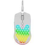 Mouse Gaming AQIRYS Polaris Wireless, alb fotografia produsului