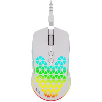 Mouse Gaming AQIRYS Polaris Wireless, alb AQIRYS imagine noua 2022