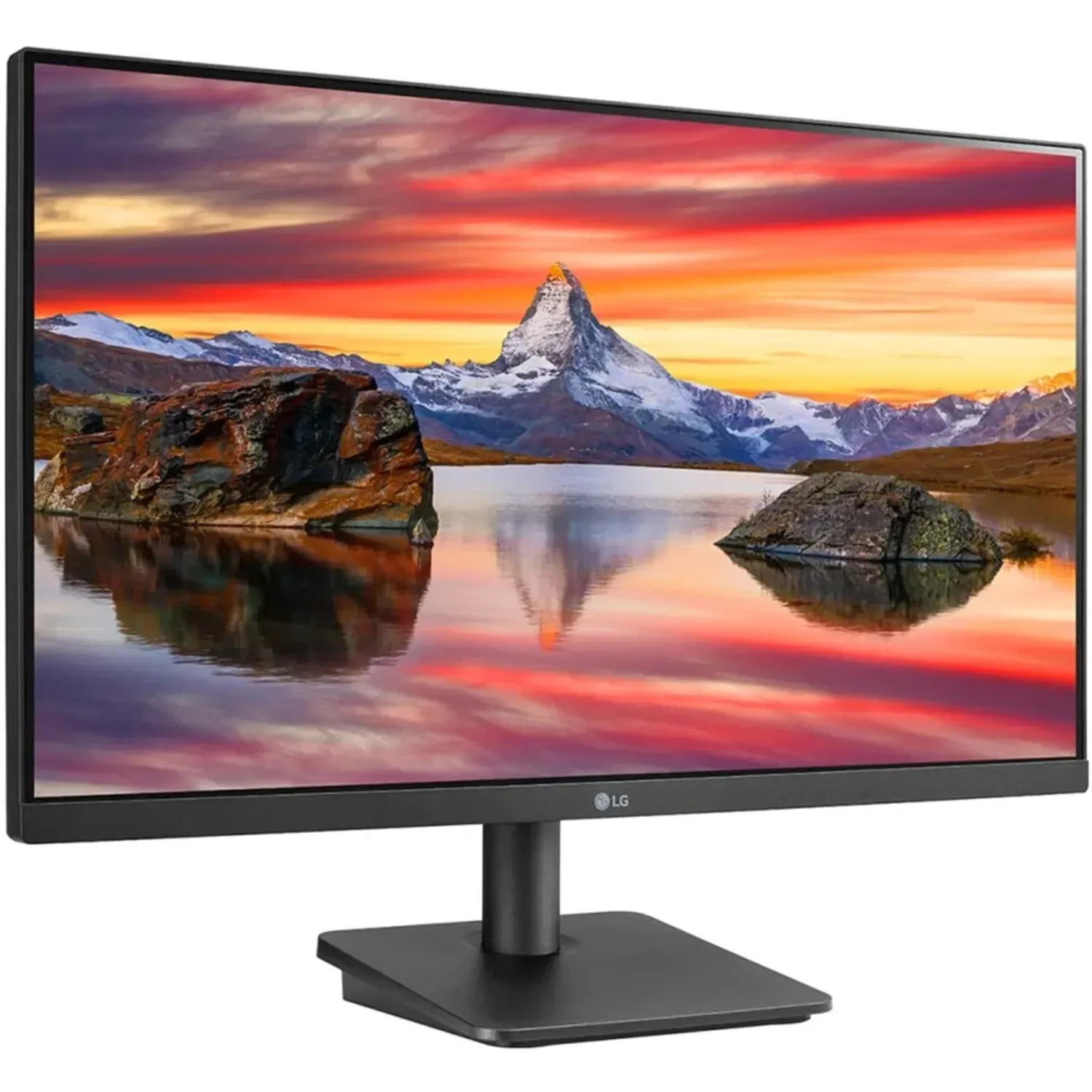 Monitor LED IPS 23.8'' LG Full HD, 75Hz, 5ms, FreeSync, VGA, HDMI, negru fotografia produsului View 2 L