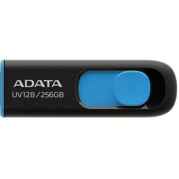 Memorie USB ADATA UV128 256GB USB 3.2 BLACK A-DATA imagine noua 2022