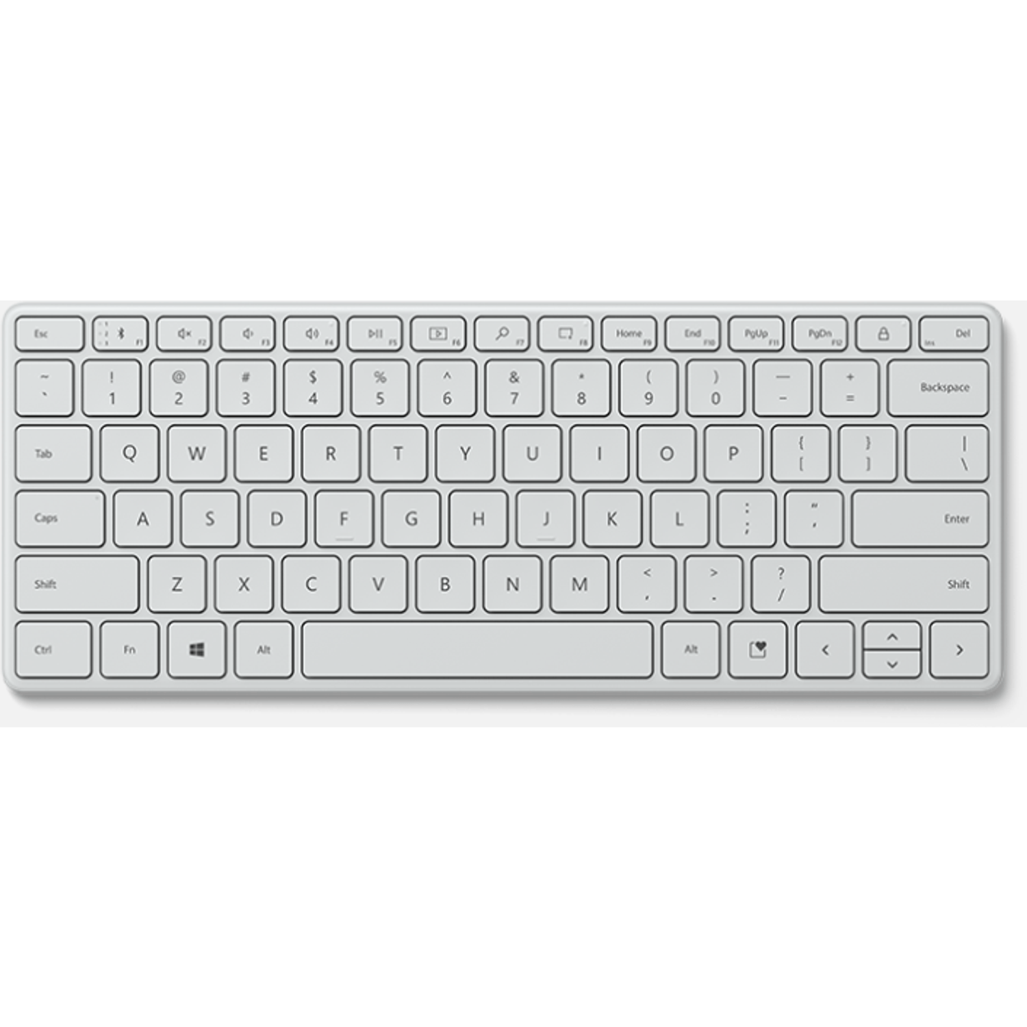 TASTATURA MICROSOFT COMPACT BT GLACIER fotografia produsului