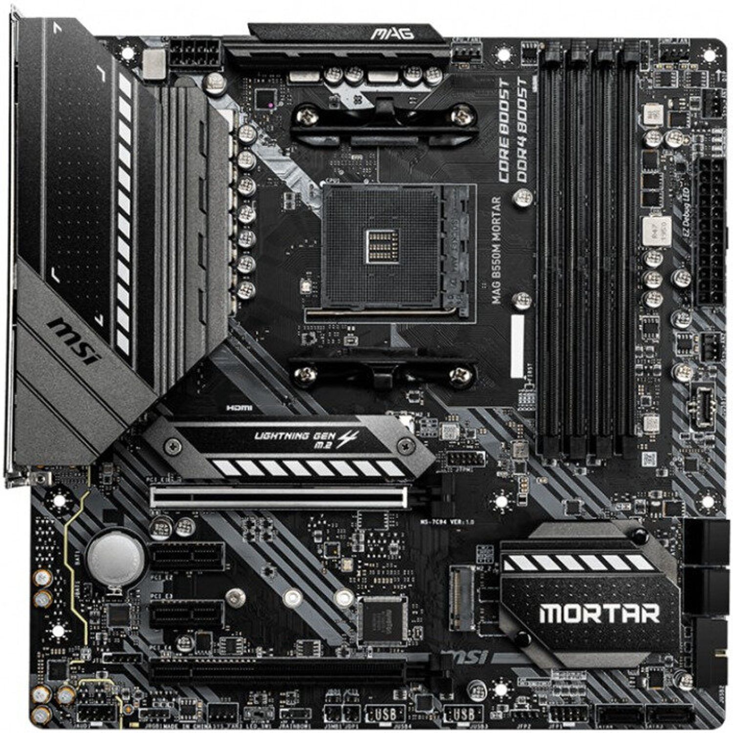 Placa de baza MSI MAG B550M MORTAR , Socket AM4 fotografia produsului