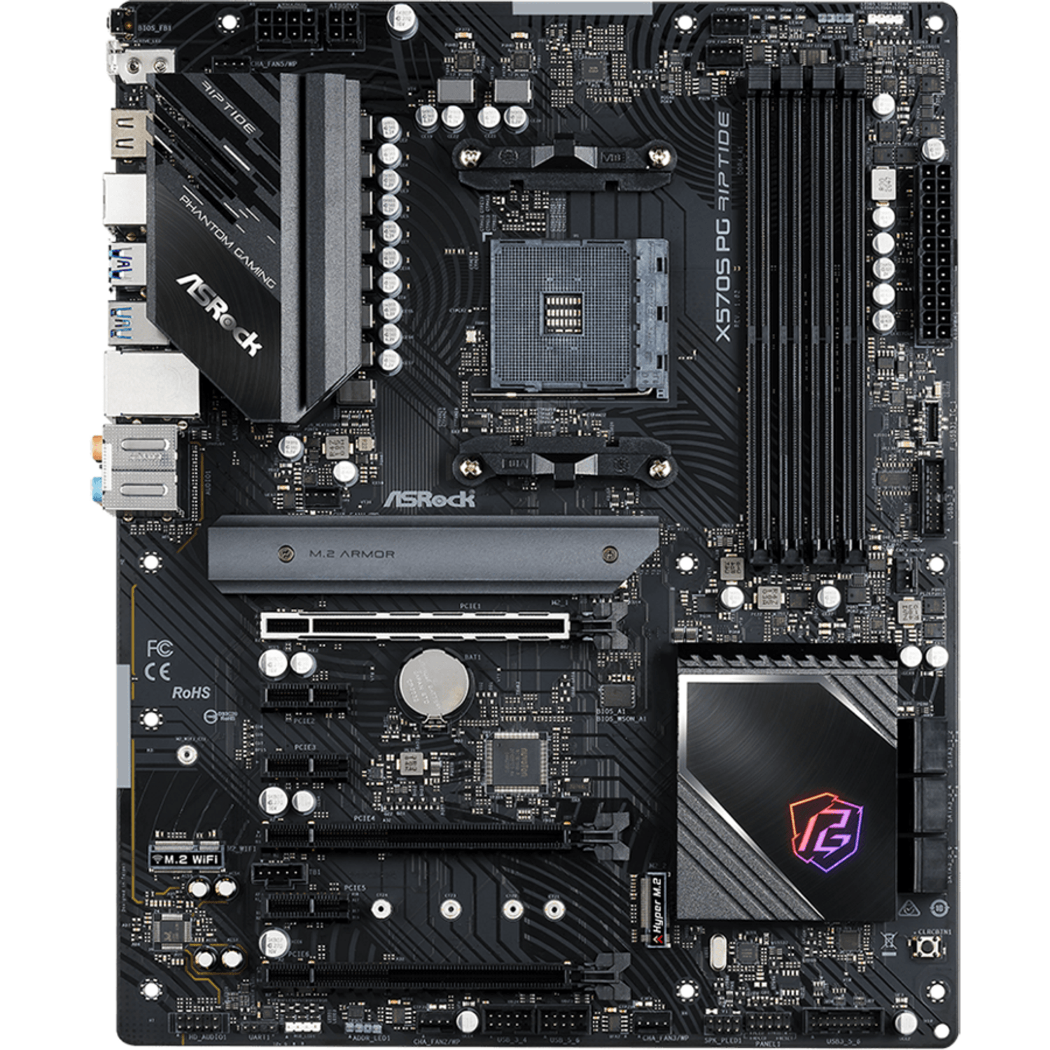 Placa de baza X570S PG RIPTIDE, AM4 fotografia produsului