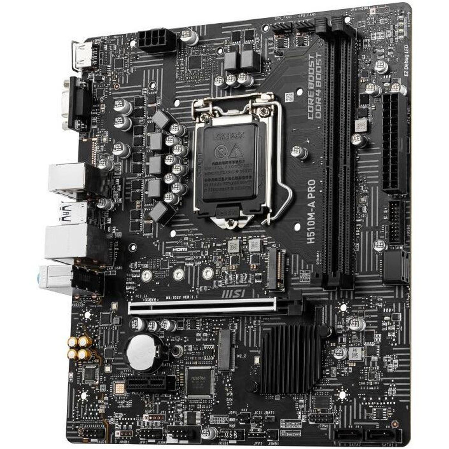 Placa de baza H510M-A PRO, LGA 1200 fotografia produsului View 2 L
