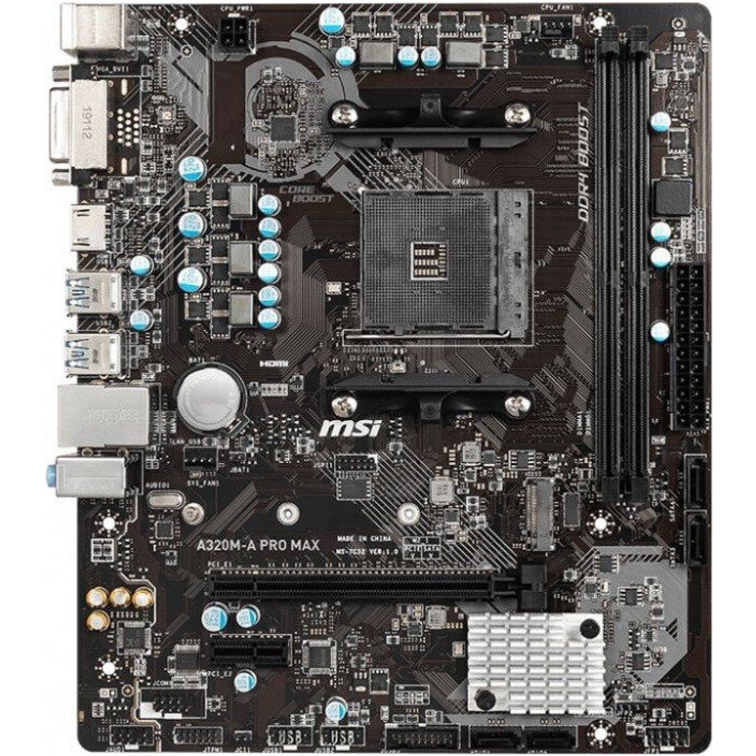 Placa de baza Socket AM4, A320M-A PRO MAX fotografia produsului