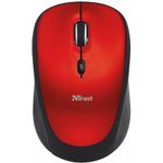 Mouse Trust Yvi, Wireless, USB, Rosu fotografia produsului