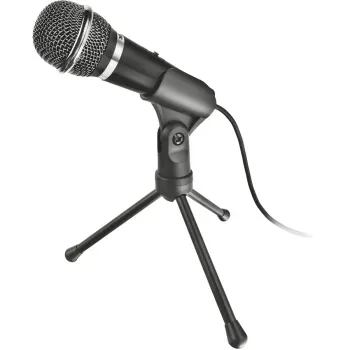 Microfon Trust Starzz All-round mini, Negru elefant.ro imagine noua 2022