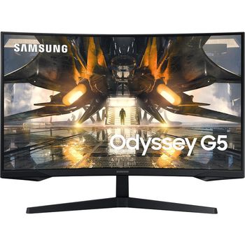 Monitor LED Samsung Gaming Odyssey G55A LS32AG550EUXEN Curbat 31.5 inch QHD VA 1 ms 165 Hz HDR FreeSync Premium elefant.ro imagine noua 2022