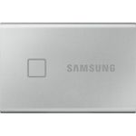SSD extern Samsung T7 Touch portabil, 1TB, USB 3.1, Argintiu fotografia produsului
