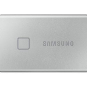 SSD extern Samsung T7 Touch portabil, 1TB, USB 3.1, Argintiu elefant.ro imagine noua 2022