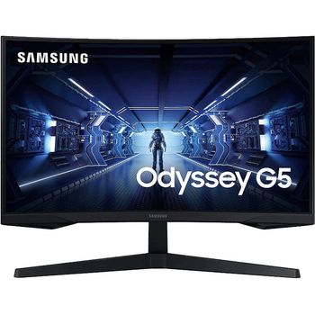 Monitor LED Samsung Gaming Odyssey G5 LC32G55TQWRXEN Curbat 32 inch 1 ms Negru HDR FreeSync Premium 144 Hz elefant.ro imagine noua 2022