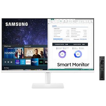 Monitor LED Samsung Smart LS32AM501NUXEN 32 inch 8 ms Alb HDR 60 Hz elefant.ro imagine noua 2022