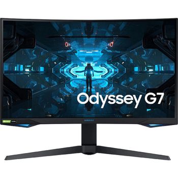 Monitor LED Samsung Gaming Odyssey G7 LC27G75TQSRXEN Curbat 27 inch 1 ms Negru HDR G-Sync & FreeSync Premium Pro 240 Hz elefant.ro imagine noua 2022