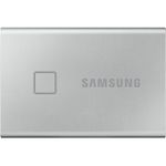 SSD extern Samsung T7 Touch, 2TB, USB 3.2 Gen2, securizare amprenta, argintiu fotografia produsului