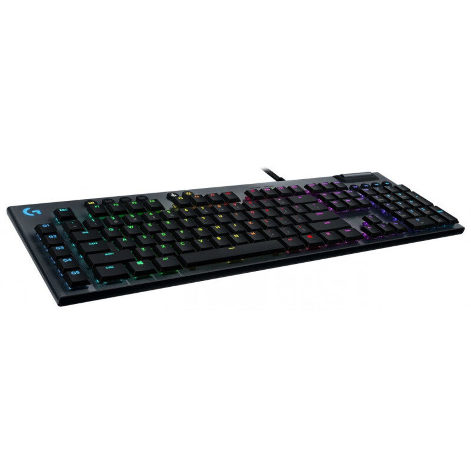 Tastatura mecanica gaming Logitech G815, Ultraslim, Lightsync RGB, Switch Tactil fotografia produsului View 2 L
