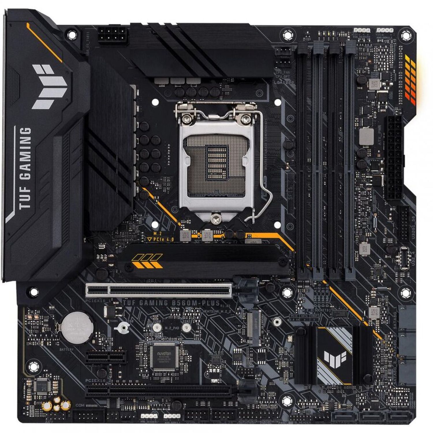 Placa de baza TUF GAMING B560M-PLUS, LGA 1200 fotografia produsului View 2 L