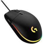 Mouse gaming Logitech G102 Lightsync, 8000 dpi, RGB, Negru fotografia produsului View 2 S