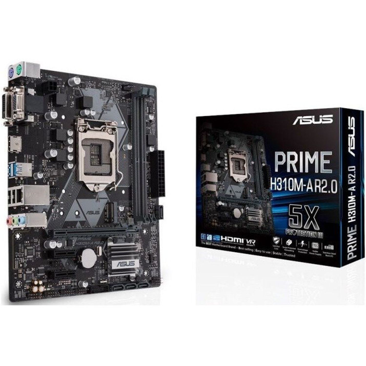 Placa de baza socket 1151, PRIME H310M-A R2.0 fotografia produsului View 2 L
